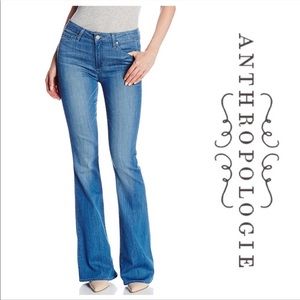 Anthro Paige High Waisted Canyon Flare Jeans 26